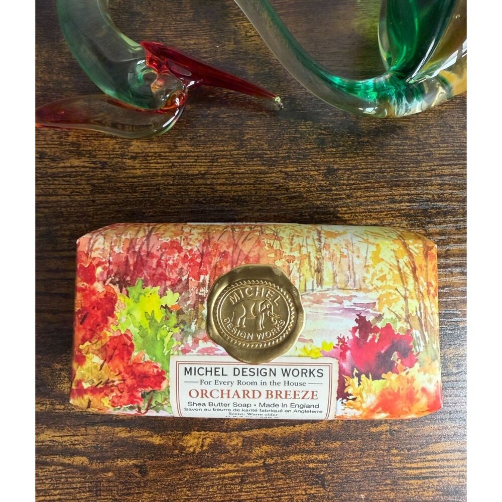 Michel Design Works Bath Bar Large Soap ORCHARD BREEZE Shea Butter 8.7oz New